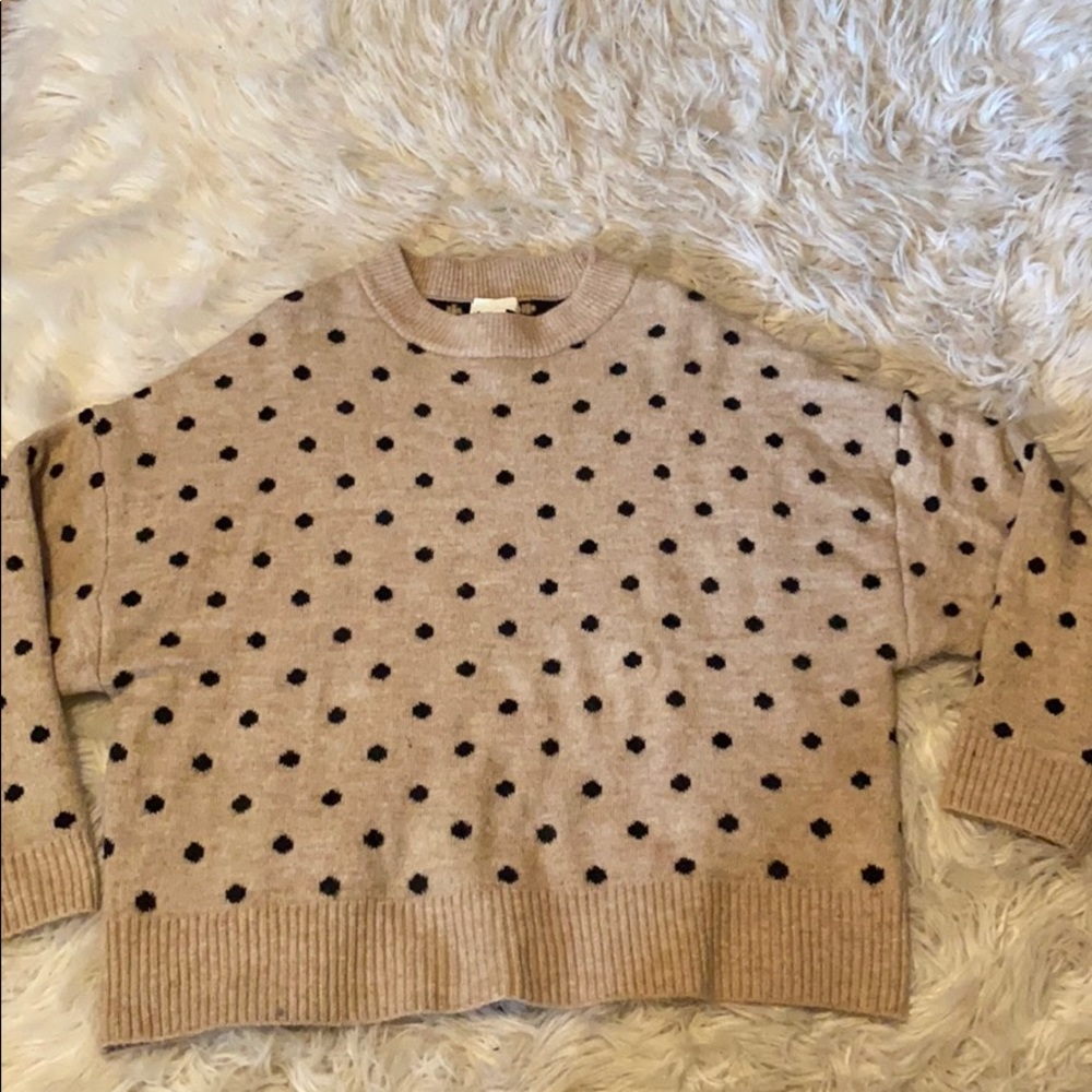 H&M’s sustainable line polka dot sweater